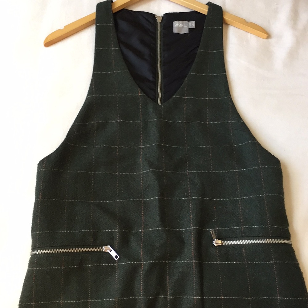 Plaid ASOS dress